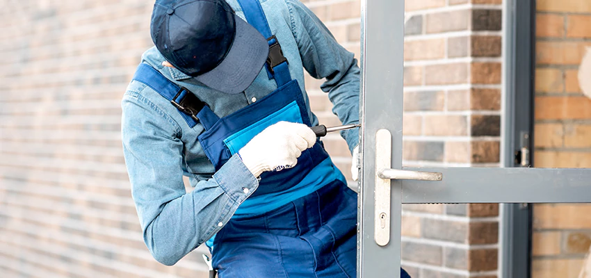 Pivot Storefront Door Locks Installation in Davis, California